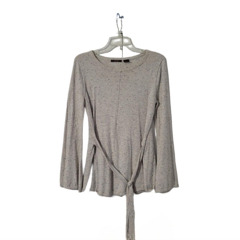 heather B    Women's   Size S    Sweater   Top   Speckled Heather Gray